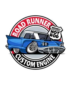 Road Runner Stock Illustration