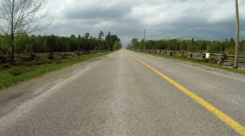 Road Running Through Fields. Stock-Footage 7373586