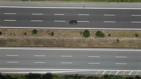 Road with rural area on both sides Stock Footage 145239694