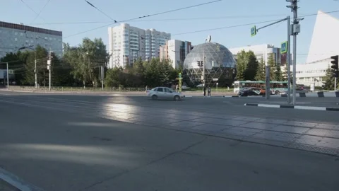 Road in Russia Stock Footage 132975787