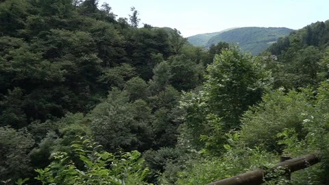 The road of Santiago through the Pyrenees Stock-Footage 94230076
