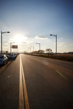 Road scene Foto stock