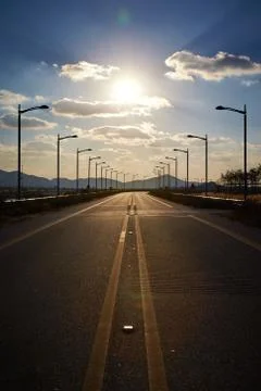 Road scene Foto stock
