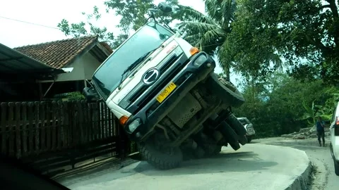 A road scraper overturned 動画素材 219913253