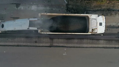 Road Scraping Machine Removes Old Asphalt During Construction Stock-Footage 95319430