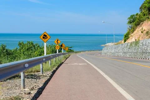 The road to the sea Stock Photos