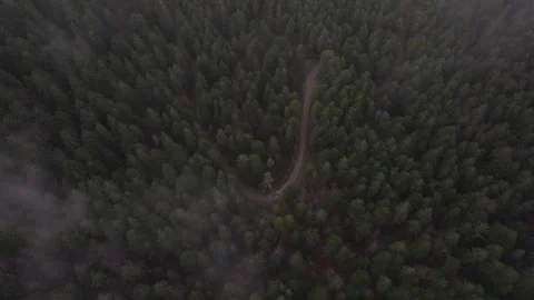 Road Seen By Drone In The Mountain Stock Footage 246738598