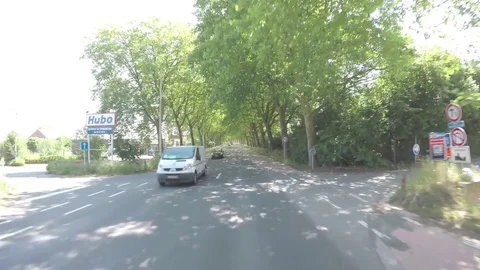 Road in the shadows Stock Footage 83499956