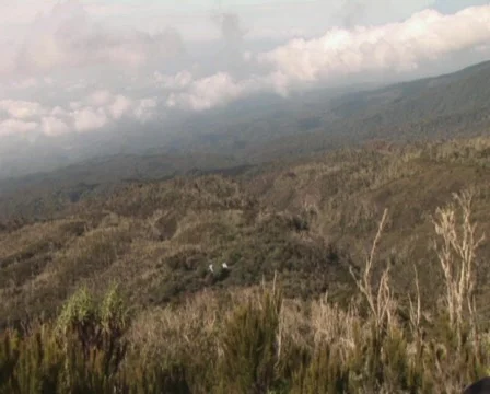 Road to shira kamp Stock Footage 607083