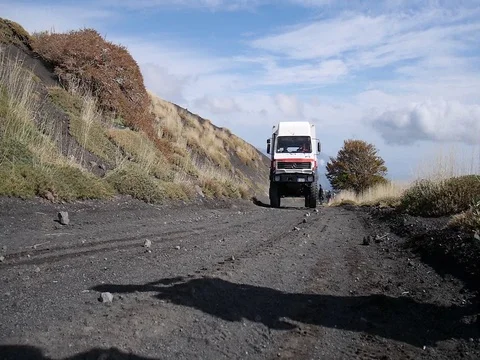 Off-road shuttle Stock Footage 73268231