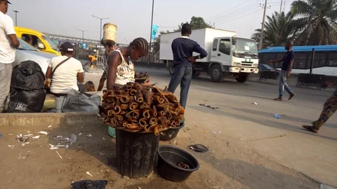 Road side Stock Footage 124236085