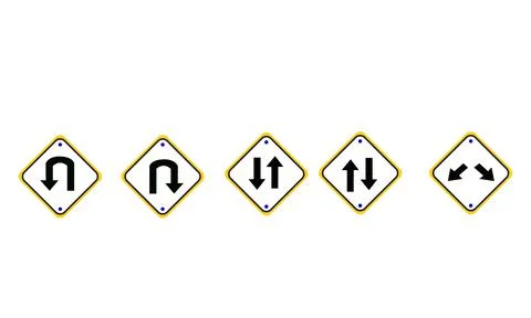 Road sign 8 Stock Illustration