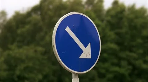 A road sign Stock Footage 11320789