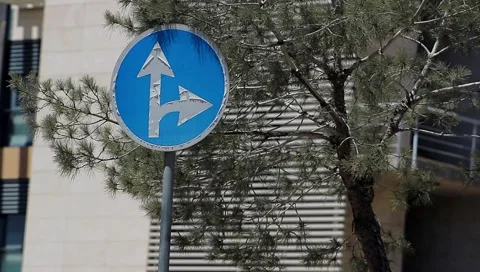 Road sign Stock Footage 202070841