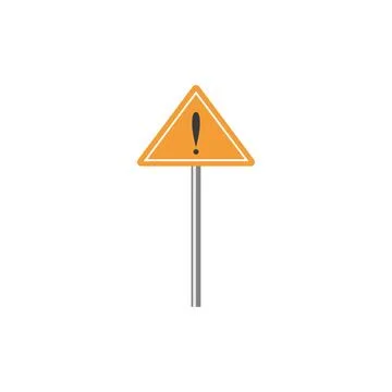 Road sign icon Illustration