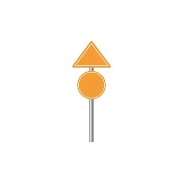 Road sign icon Stock Illustration