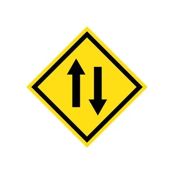 Road sign icon vector Stock Illustration