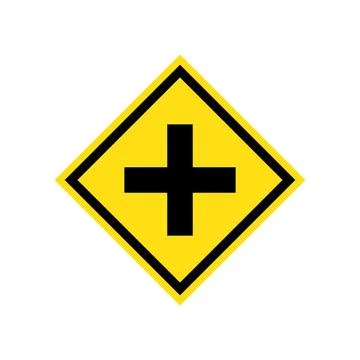 Road sign icon vector Stock Illustration