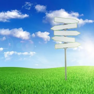 Road sign Stock Illustration