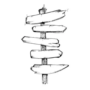 Road sign Stock Illustration