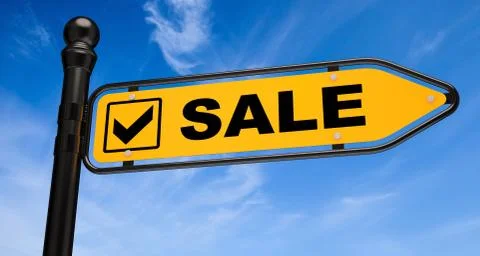 Road sign indicating the direction Stock Illustration
