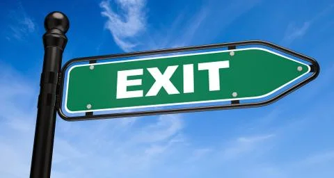 Road sign indicating the direction Stock Illustration