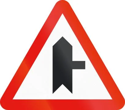 Road sign used in Spain - Intersection with priority Stock Illustration