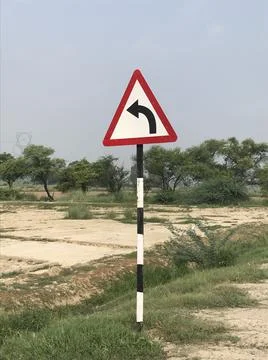 The road sign view Stock Photos