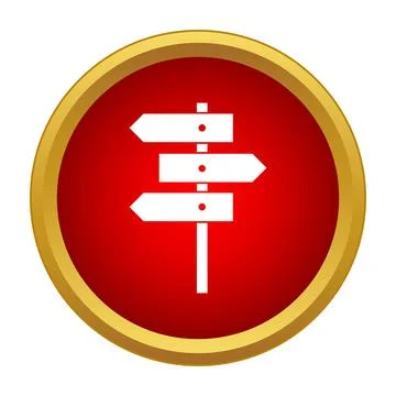 Road signpost showing multiple directions and guidance concept Stock Illustration