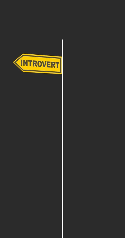 Road signs with Introvert and Extrovert text pointing in opposite directions 스톡 동영상 277615912
