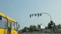 Road signs seen from car moving along city street, traffic rules, speed limit HD Footage