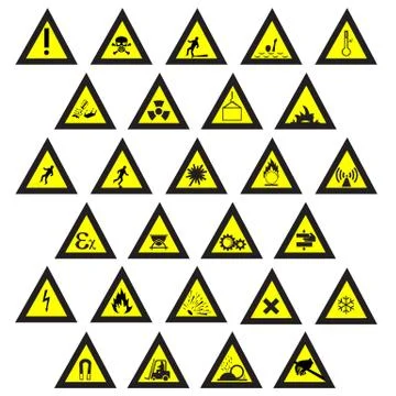 Road Signs Set Illustration