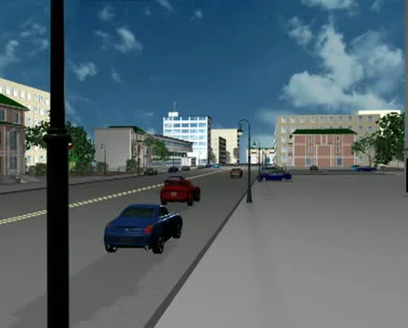 Road situation 3D Stock Footage 20466999