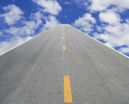 Road to sky Stock Photos
