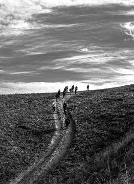 Road to sky Stock Photos