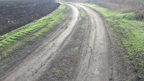 ROAD TO SKY TO THE SUN Video stock 128101481