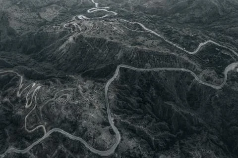 Road Of Snaky Mountains Stock Photos