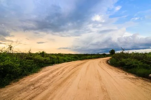 Road soil Stock Photos