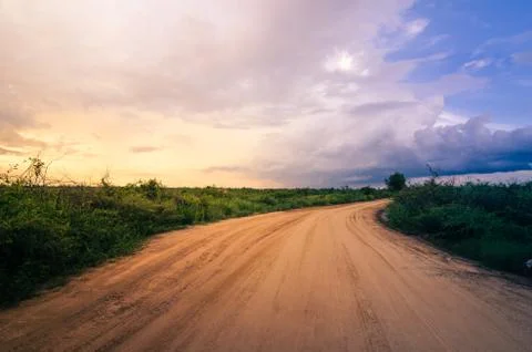 Road soil Stock Photos