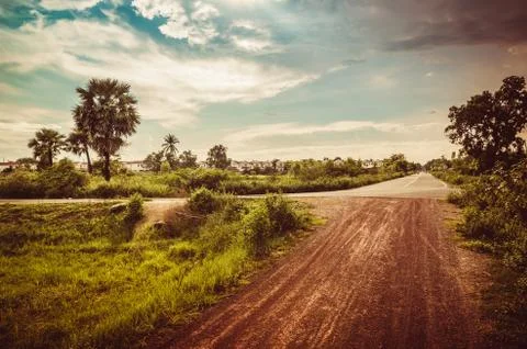 Road soil Stock Photos