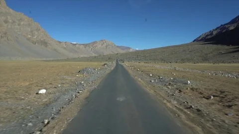 Road to spiti Stock Footage 83129873