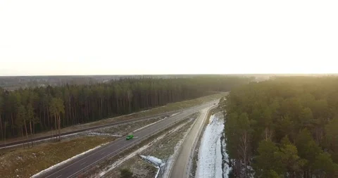 Road in spring time 動画素材 168806930