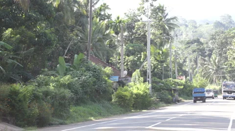 Road,  Sri Lanka Video stock 1092314