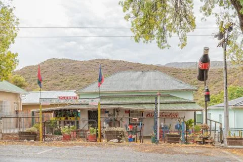Road stall in De Rust Stock Photos