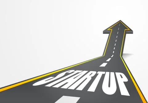 Road Startup Stock Illustration