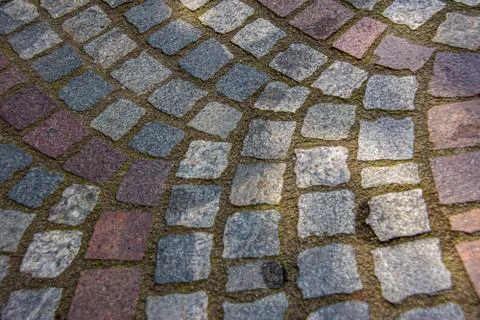 Road stone pattern with some dirt on it Stock Photos