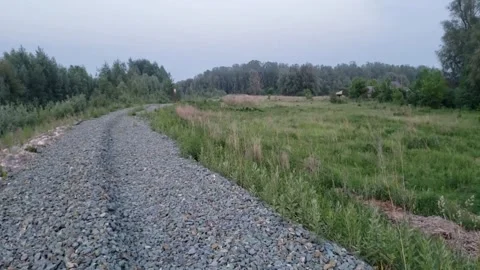 Road from stone in the village Stock Footage 310904130