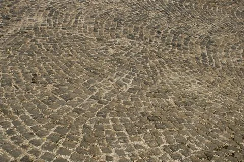 Road of stones.Block construction Stock Photos