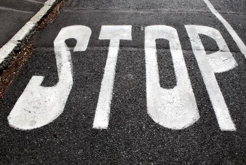 Road Stop Stock Photos
