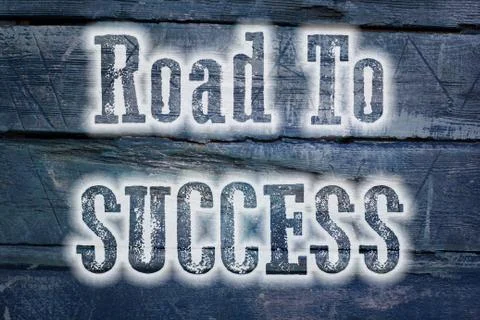 Road to success concept Stock Illustration